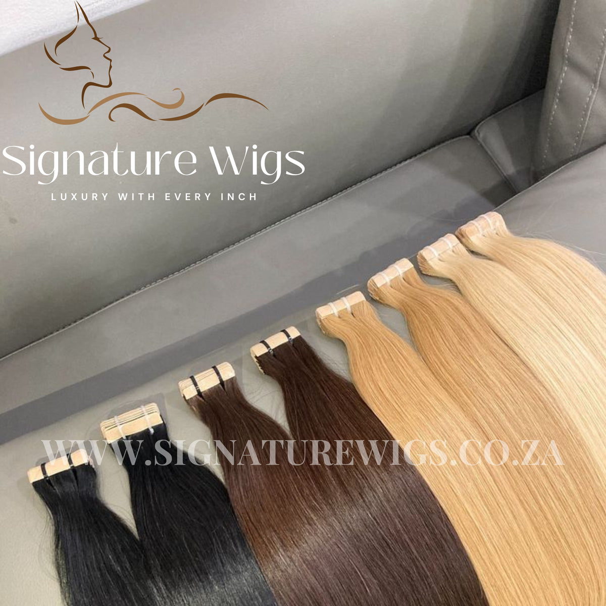 The signature Straight Tape Ins - Authentic Vietnamese Hair Tape Ins