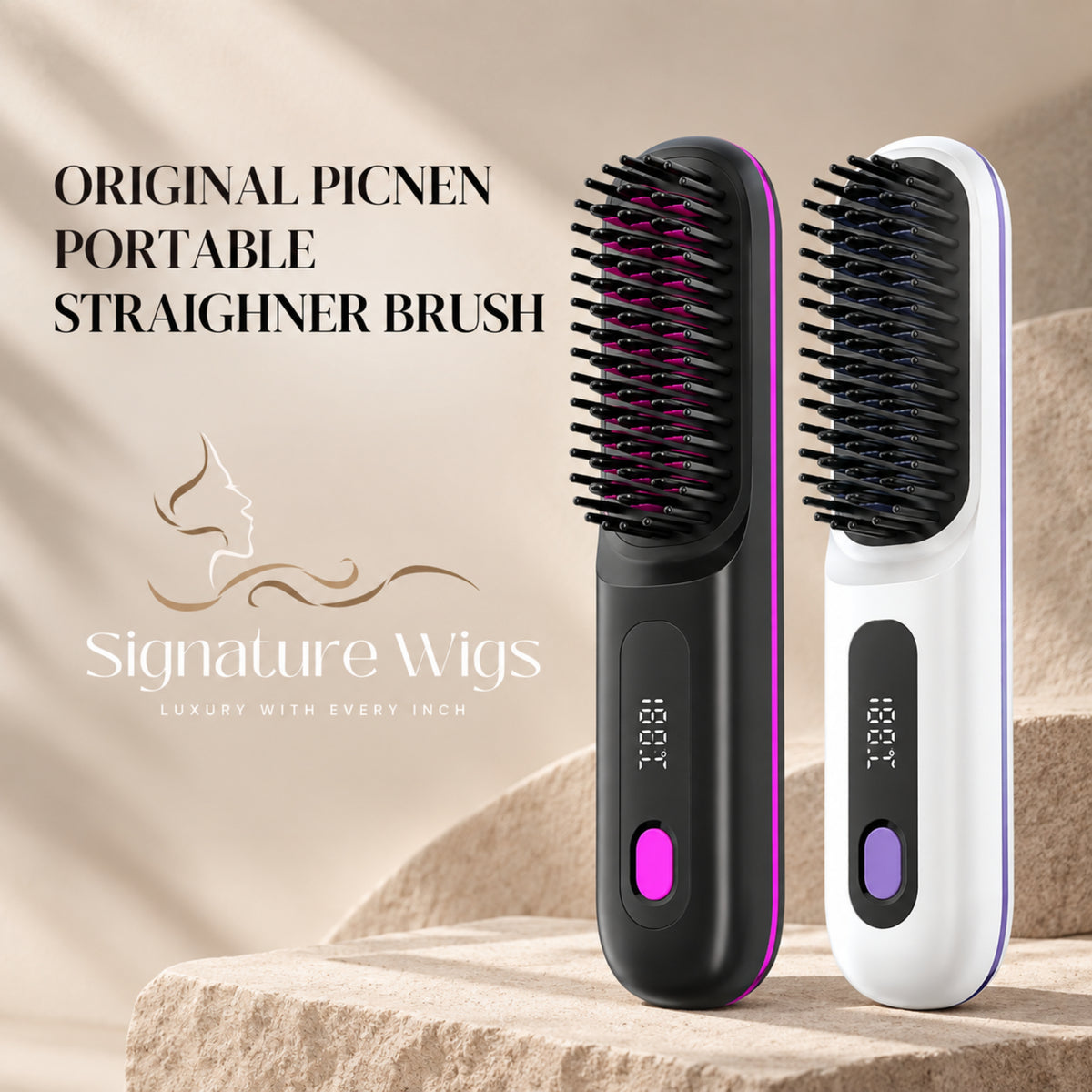 Original Picnen Cordless Hair Straightener Brush