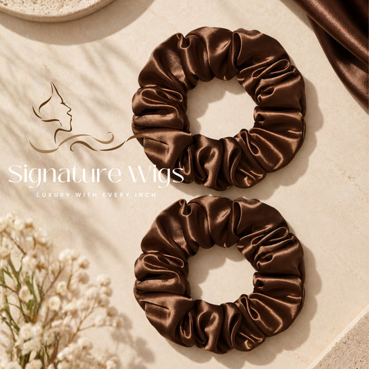 Pure Silk Scrunchie (2 per pack)