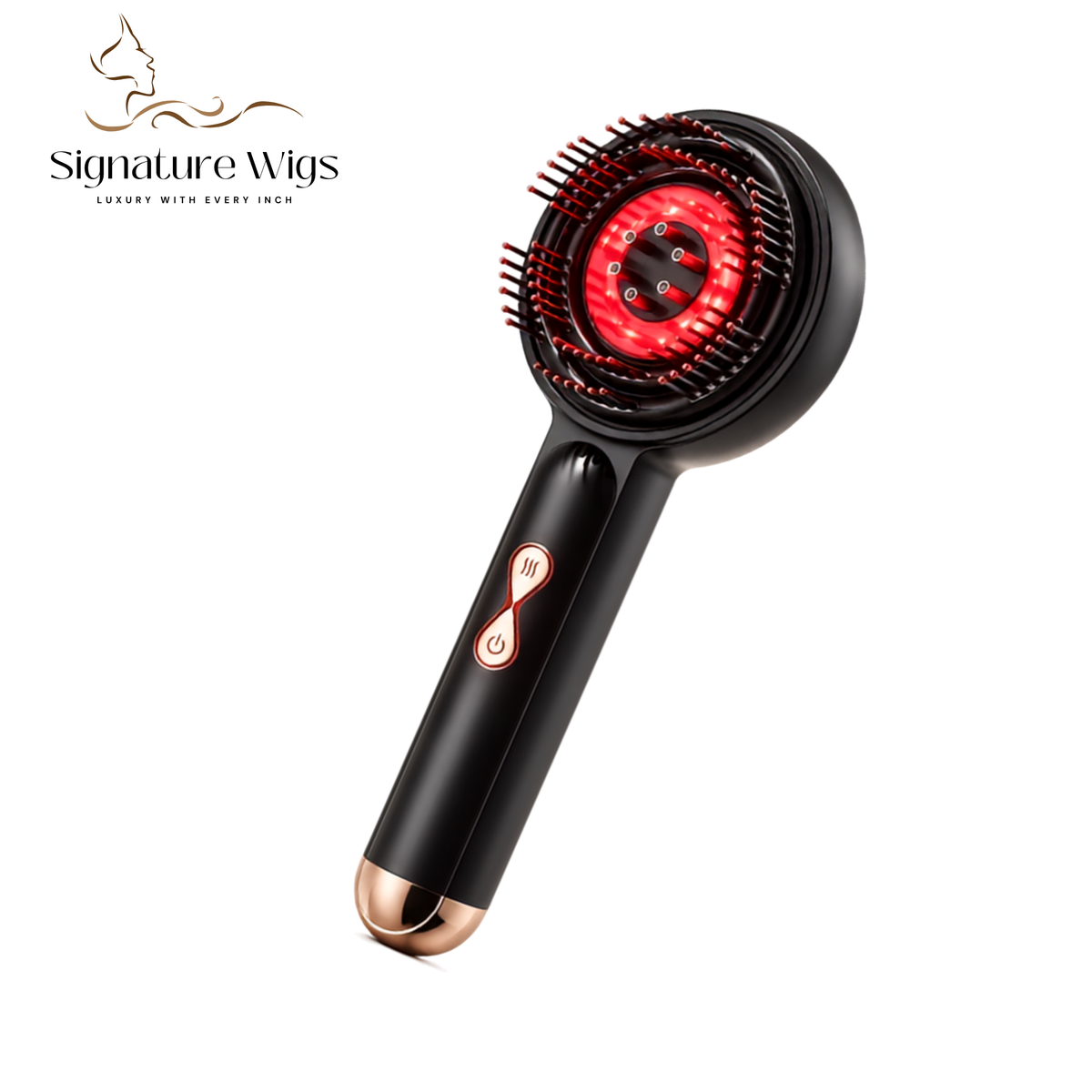 Original 3-in-1 Red Light Therapy Hair Growth Electric Scalp Massager - Head Reflexology