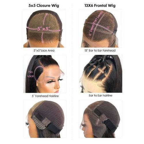 HD Lace 13x6 Natural Wave Lace Front Wig Human Hair