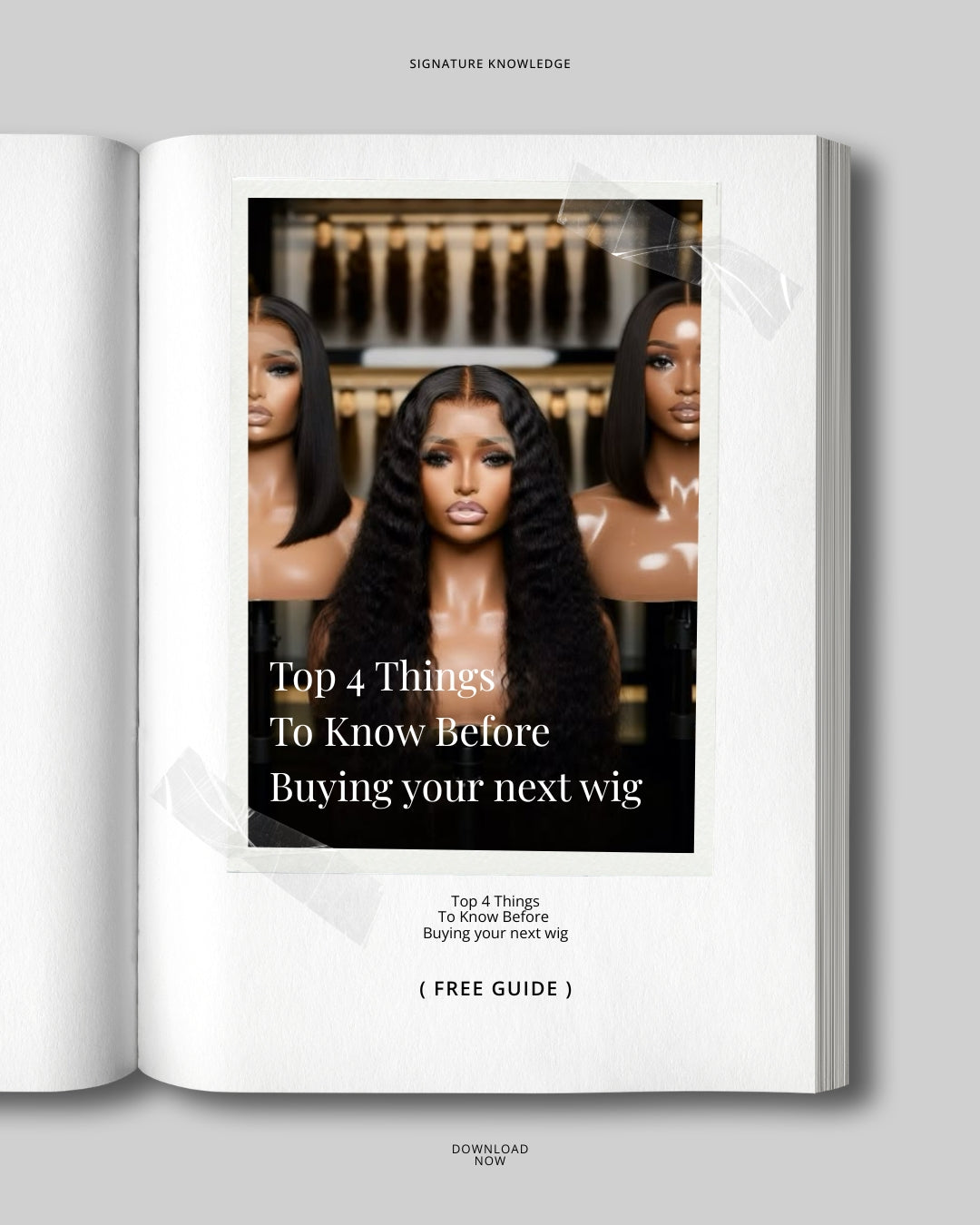 Signature Wigs guide to buying a human hair wig